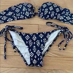 Eberjey Navy/white bikini size S